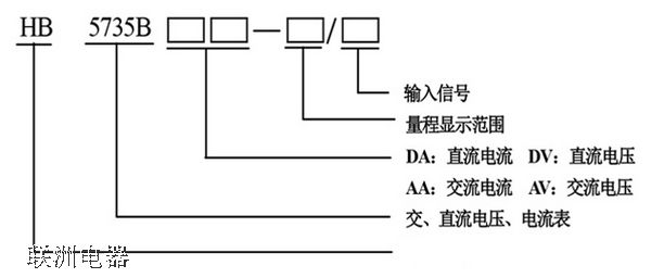 HB5735BDA、HB5735BDV直流數字電流表 電壓表